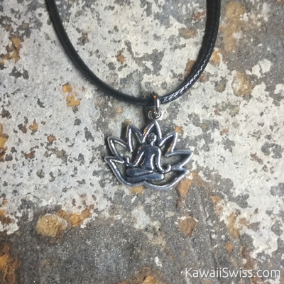 Lotus Buddha Halskette
