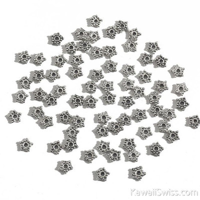 Sterne Perlen (4mm, 10 Pack)